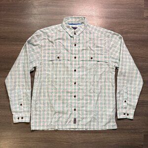 Patagonia Men's Long-Sleeved Island Hopper II Shirt - White/Blue